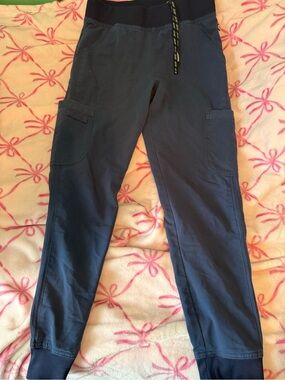 Urbane Dark Navy Cargo Jogger Scrub Pants Long Length